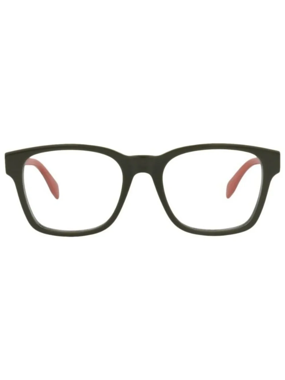 New Alexander McQueen Mens Square/Rectangle Green Green Transparent Fashion Desi